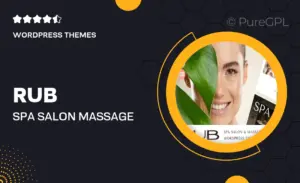 Rub – Spa Salon, Massage & Wellness WordPress Theme