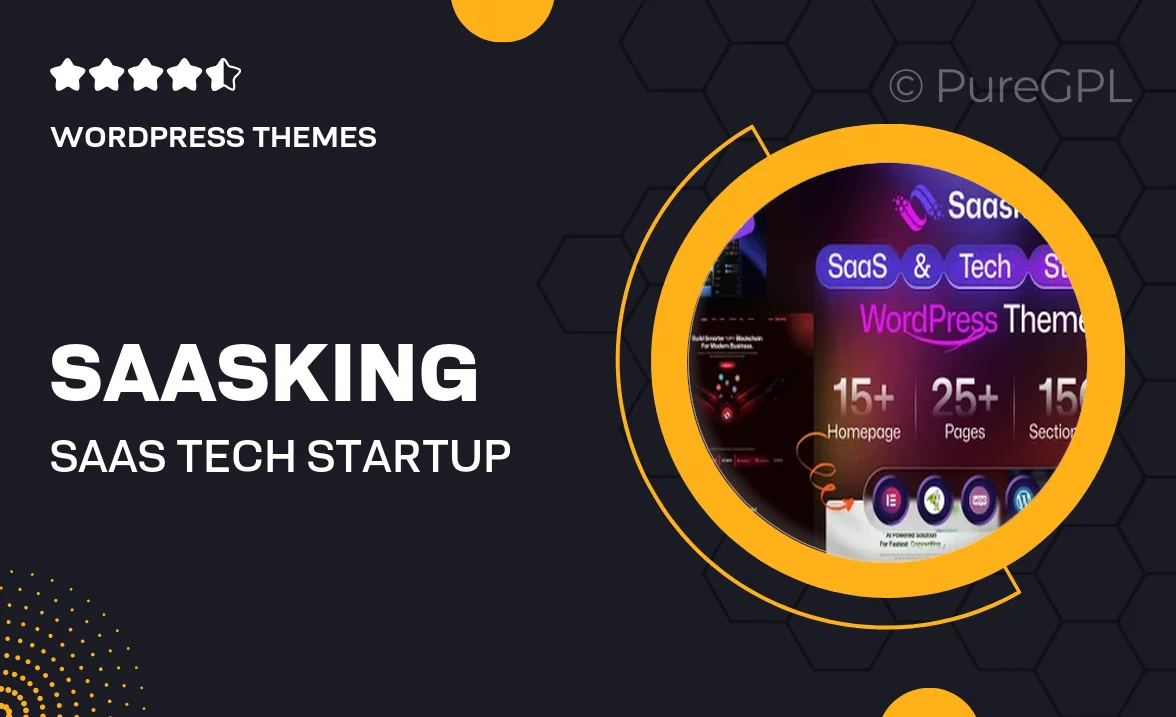 Saasking – SaaS & Tech Startup WordPress