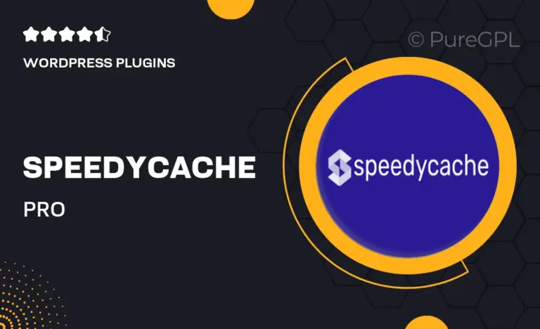 speedycache pro