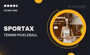 Sportax – Tennis, Pickleball Equipment Store Shopify 2.0 Theme
