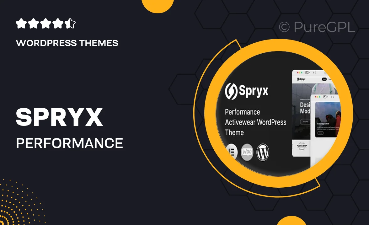 Spryx – Performance Activewear WordPress Theme