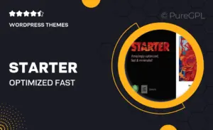 Starter – Optimized, fast & minimalist blog theme!