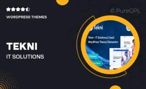 Tekni – IT Solutions & Technology WordPress Theme