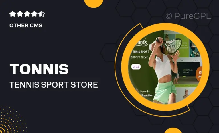 tonnis tennis sport store shopify 2 0 theme