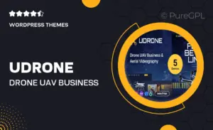 Udrone – Drone UAV Business & Aerial Videography WordPress Theme