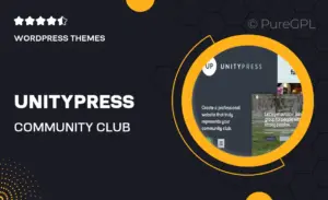 UnityPress – Community Club WordPress Theme