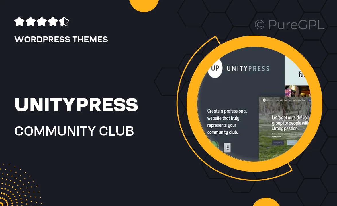 UnityPress – Community Club WordPress Theme
