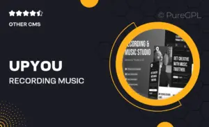 Upyou – Recording & Music Studio Elementor Template Kit