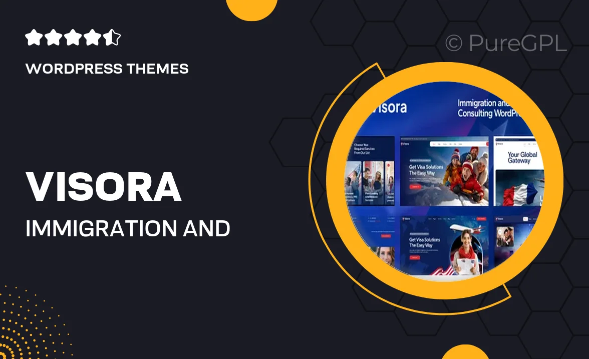 Visora – Immigration and Visa Consulting WordPress Theme