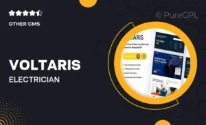 Voltaris – Electrician & Electrical Services Elementor Template Kit