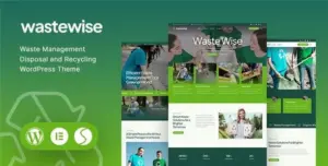 Wastewise — Waste Management Disposal and Recycling WordPress Theme
