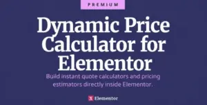XElementor Dynamic Price Calculator