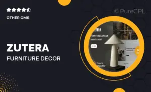 Zutera – Furniture & Decor Shopify 2.0 Theme