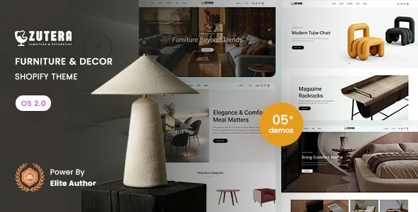 zutera furniture decor shopify 20 theme