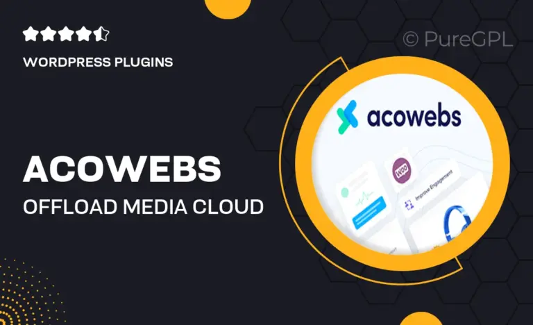 acowebs offload media cloud storage pro