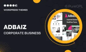 Adbaiz – Corporate Business WordPress Theme