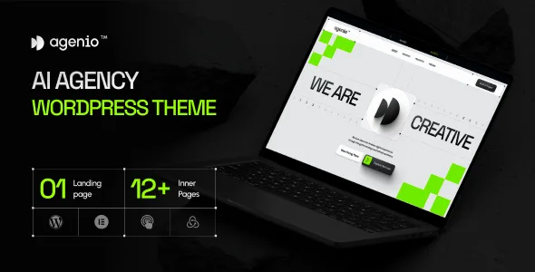 agenio ai agency wordpress theme 1
