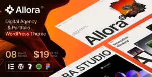 Allora – Digital Agency & Portfolio WordPress Theme