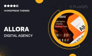 Allora – Digital Agency & Portfolio WordPress Theme