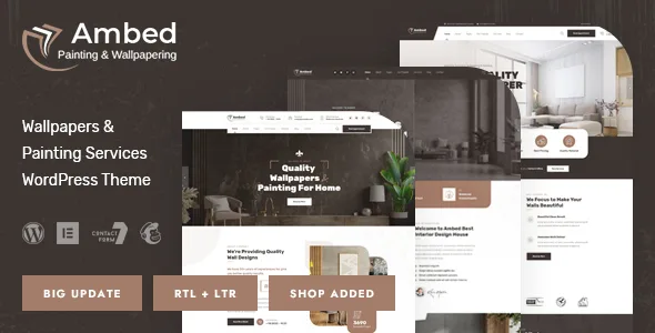 ambed wallpapers painting services wordpress theme 1