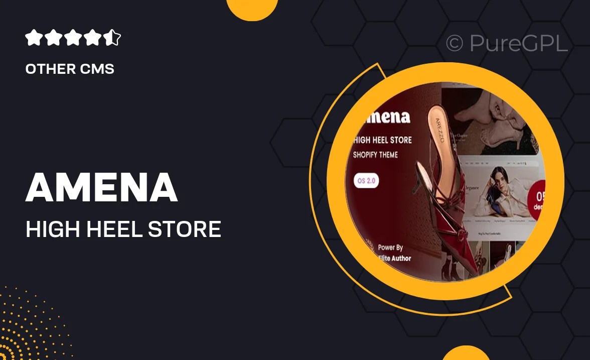 Amena – High Heel store Shopify 2.0 Theme