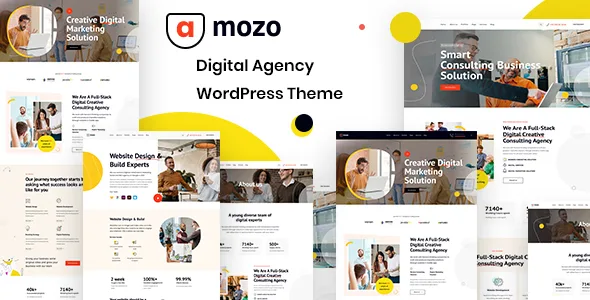 amozo digital agency wordpress theme 1