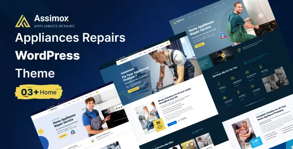 assimox appliances repair services wordpress theme 1
