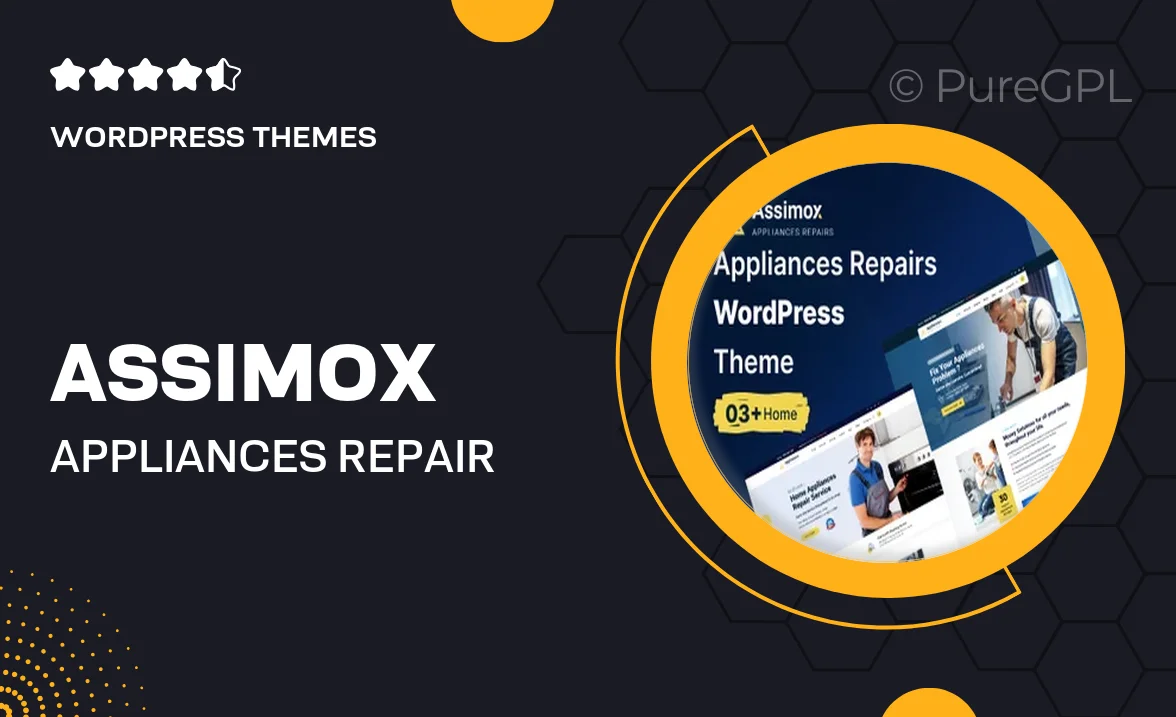 Assimox – Appliances Repair Services WordPress Theme