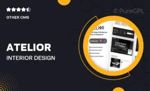 Atelior – Interior Design & Architecture Elementor Template Kit