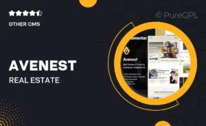 Avenest – Real Estate & Property Showcase Elementor Template Kit