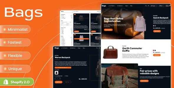 bags leather bags store shopify 20 theme