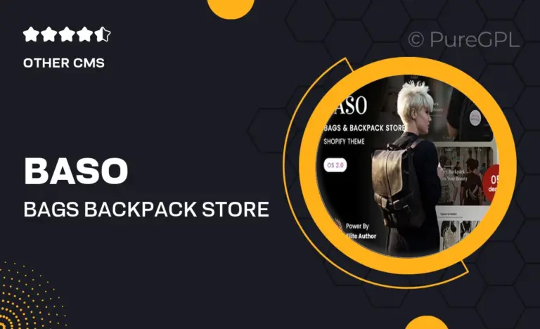 baso bags backpack store shopify 2 0 theme