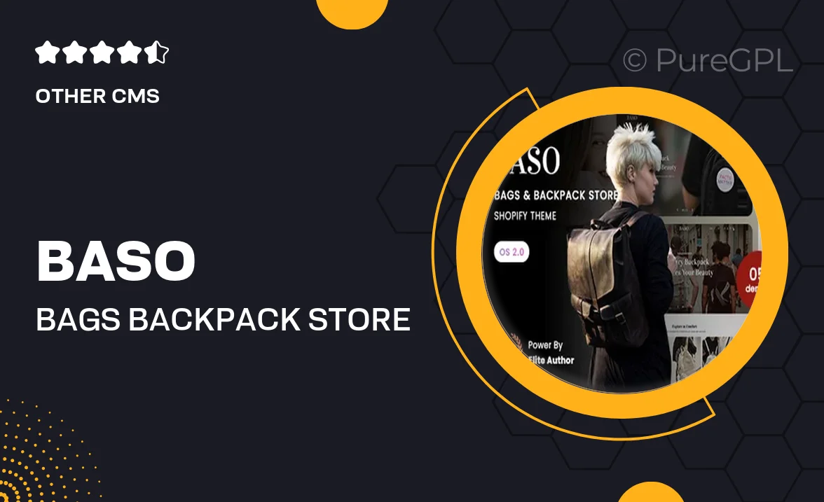 Baso – Bags & Backpack Store Shopify 2.0 Theme