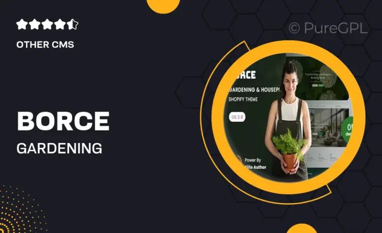 borce gardening houseplants shopify 2 0 theme