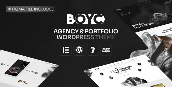 boyc creative agency portfolio wordpress theme 1