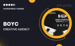Boyc – Creative Agency Portfolio WordPress Theme