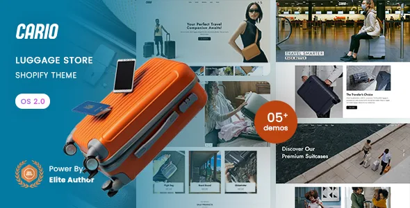 cario luggage store shopify 20 theme