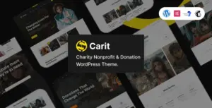 Carit – Charity Nonprofit & Donation WordPress Theme
