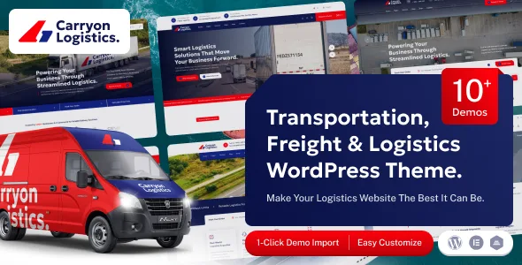 carryon transportation logistics wordpress theme 1