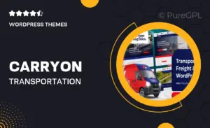 Carryon – Transportation & Logistics WordPress Theme