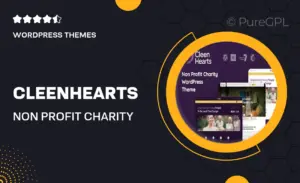 Cleenhearts – Non Profit Charity WordPress Theme