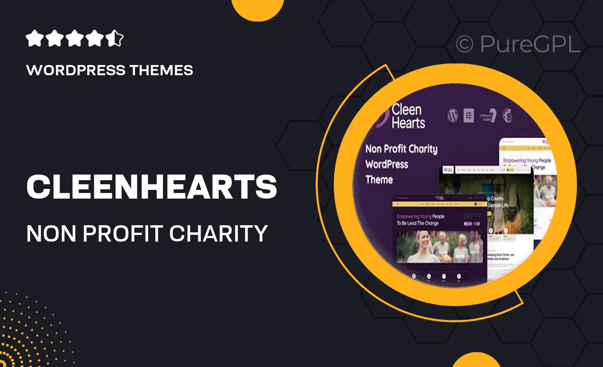 Cleenhearts – Non Profit Charity WordPress Theme