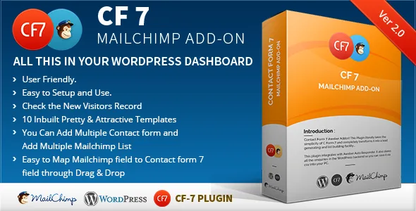 codecanyon cf7 7 mailchimp add on
