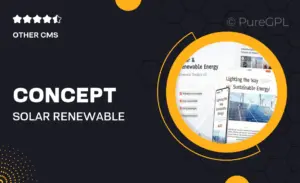 Concept – Solar & Renewable Energy Elementor Template Kit
