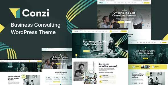 conzi business consulting wordpress theme 1