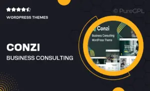 Conzi – Business Consulting WordPress Theme
