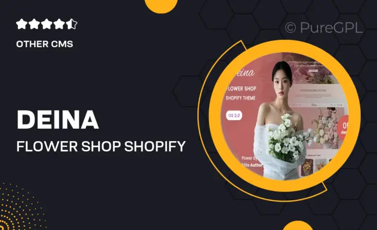 deina flower shop shopify 2 0 theme