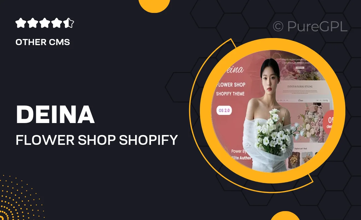 Deina – Flower Shop Shopify 2.0 Theme