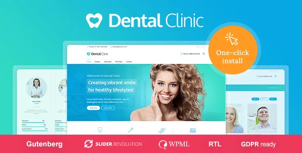 dental clinic medical and dentist wordpress theme 1