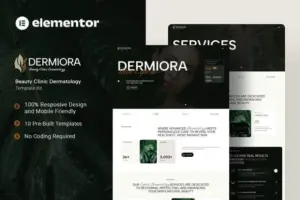 Dermiora – Beauty Clinic Dermatology Elementor Template Kit
